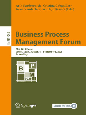 cover image of Business Process Management Forum